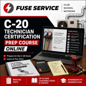 C-20 Technician Certification Prep Course — Online